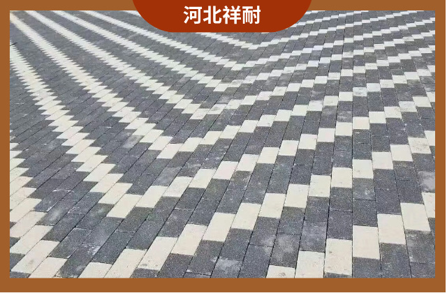 黑白相間便道磚的鋪設(shè)