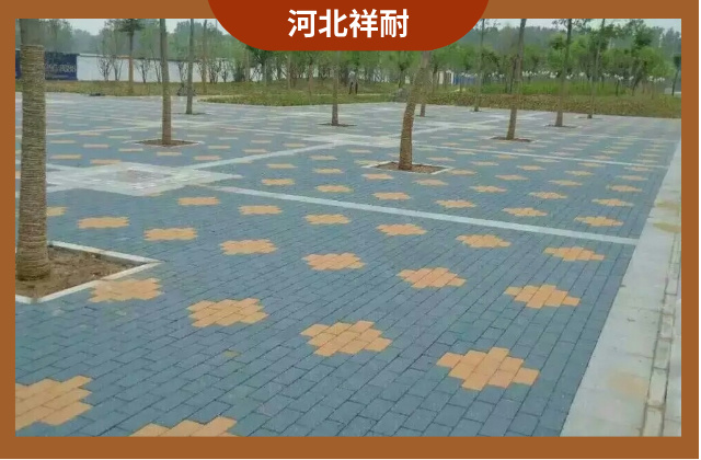 園林廣場(chǎng)便道磚的鋪設(shè)